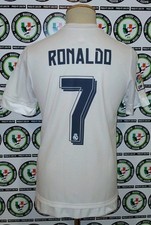 RONALDO 2015-2016 REAL MADRID CALCIO FOOTBALL SOCCER SHIRT MAGLIA MAILLOT TRIKOT