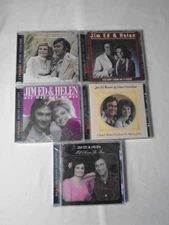 Lot Of 5 Jim Ed Brown & Helen Cornelius CDs New Sealed
