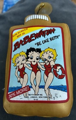 Vintage 1994 Betty Boop  Babewatch    Be Like Betty  Suction Cup Stick- RARE!