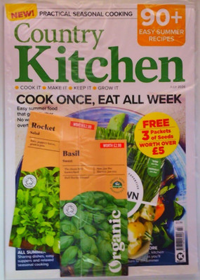 Country Kitchen Zeitschrift Juli 2026 Cook once, Eat all week + 3 Saatgut-Pakete