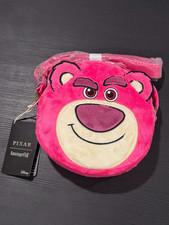 Loungefly Disney Pixar Toy Story 3 Pink Lotso Fuzzy Crossbody Bag NWT