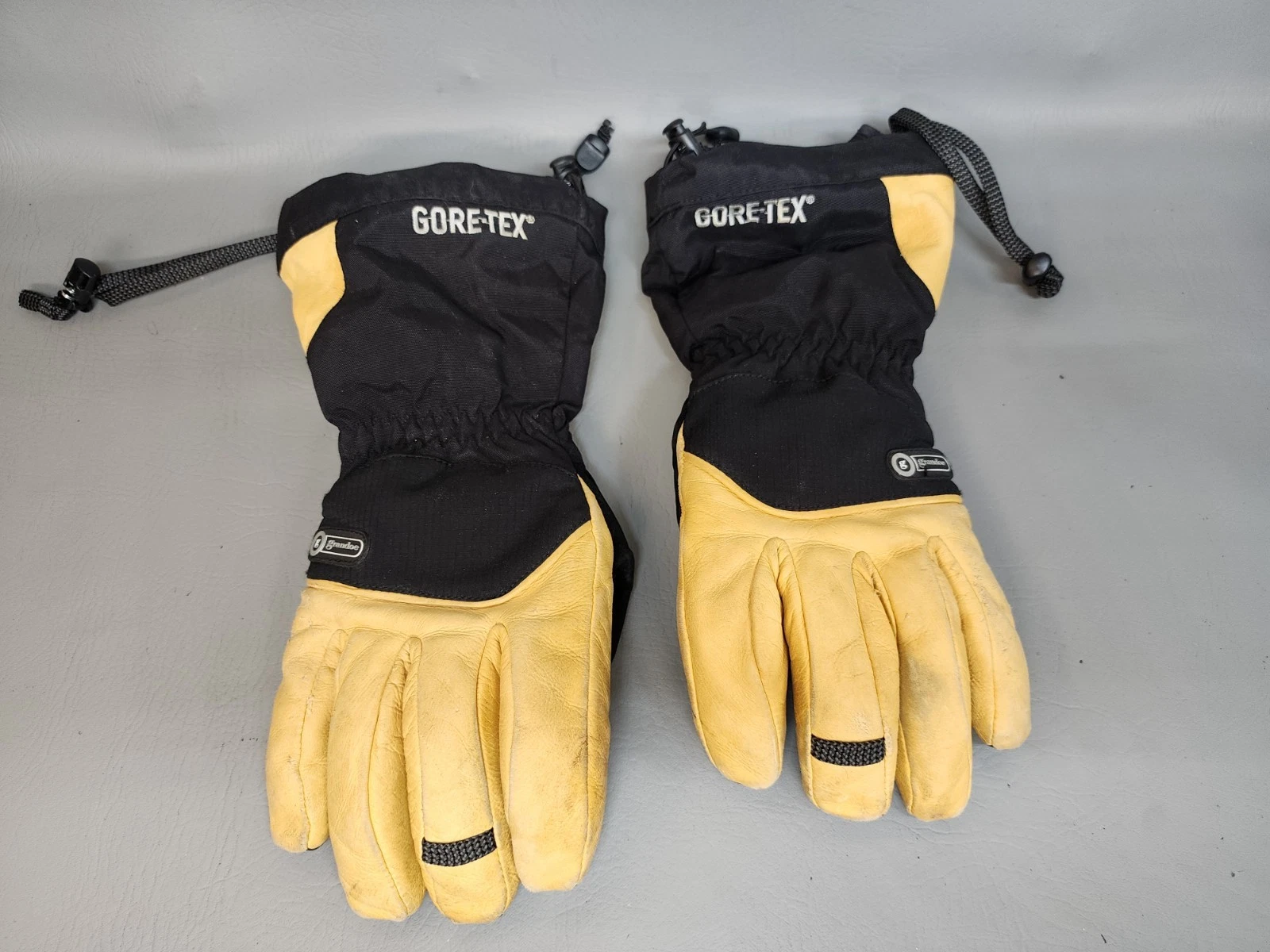 Grandoe Men's Size XL Snow Gore-Tex Brown & Black Gloves