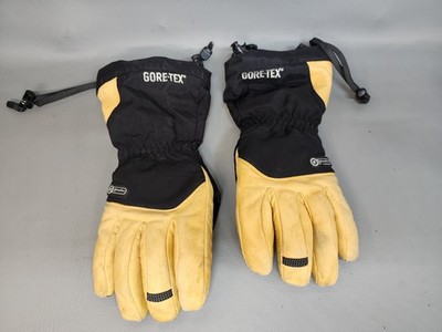 Grandoe Men's Size XL Snow Gore-Tex Brown & Black Gloves
