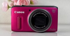 Canon PowerShot SX240 PINK HS 12.1 MP Digital Camera 20x Optical Zoom