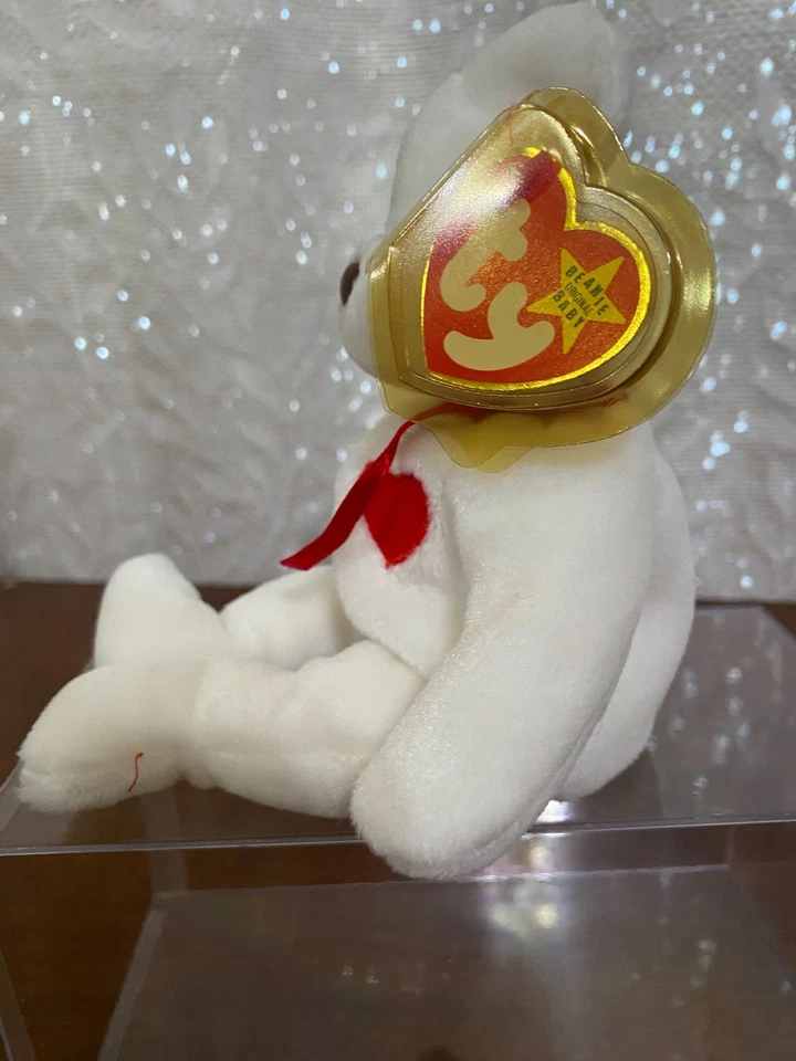 Beanie Baby VALENTINO - BROWN NOSE, PVC Pellets, 1993/94, Oakbrook, No Stamp - Image 3 of 4