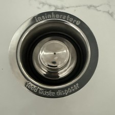 Insinkerator Chrome/Silver Flange and matching Stopper
