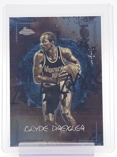 CLYDE DREXLER 2025-26 TOPPS CHROME CACTUS JACK LA FLAME LEGENDS #LFL-19 A Q2620