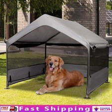 Sturdy Waterproof Dog Canopy Outdoor Shelter Easy Assembly Large Breeds New