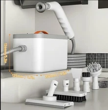 Handheld Steam Cleaner with 7 Brush Head For Home, Kitchen,Sofa,Car and more