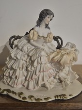 A. Belcari Mother & Baby Figurine © DEAR 1987 Italian Resin Sculpture