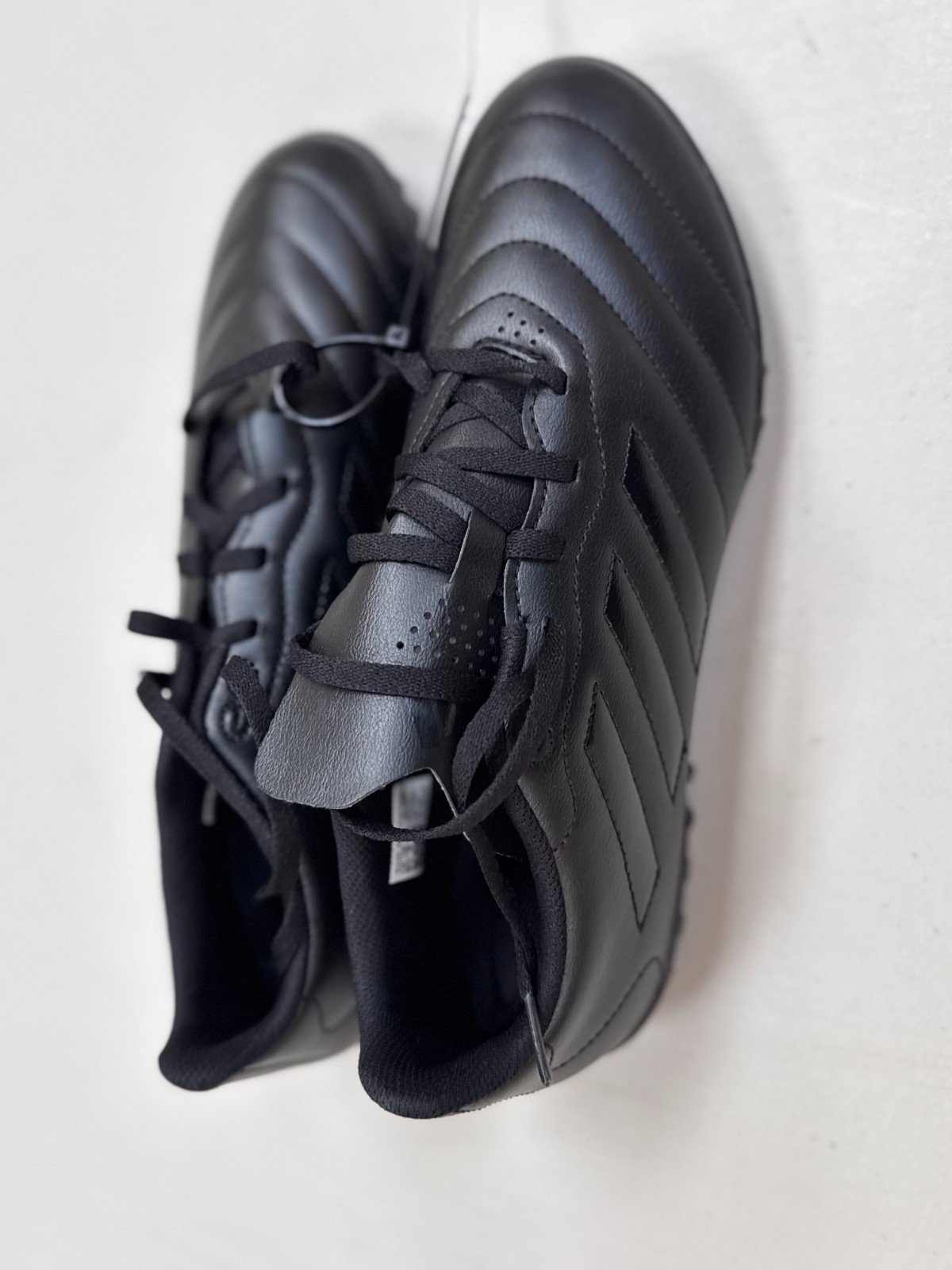 Adidas Black  Artificial Turf Football Boots Size UK 9 Turf Soccer Cleats image 2