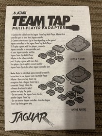 Atari Jaguar Team Tap Multi Player Adapter Vintage New In Open Box