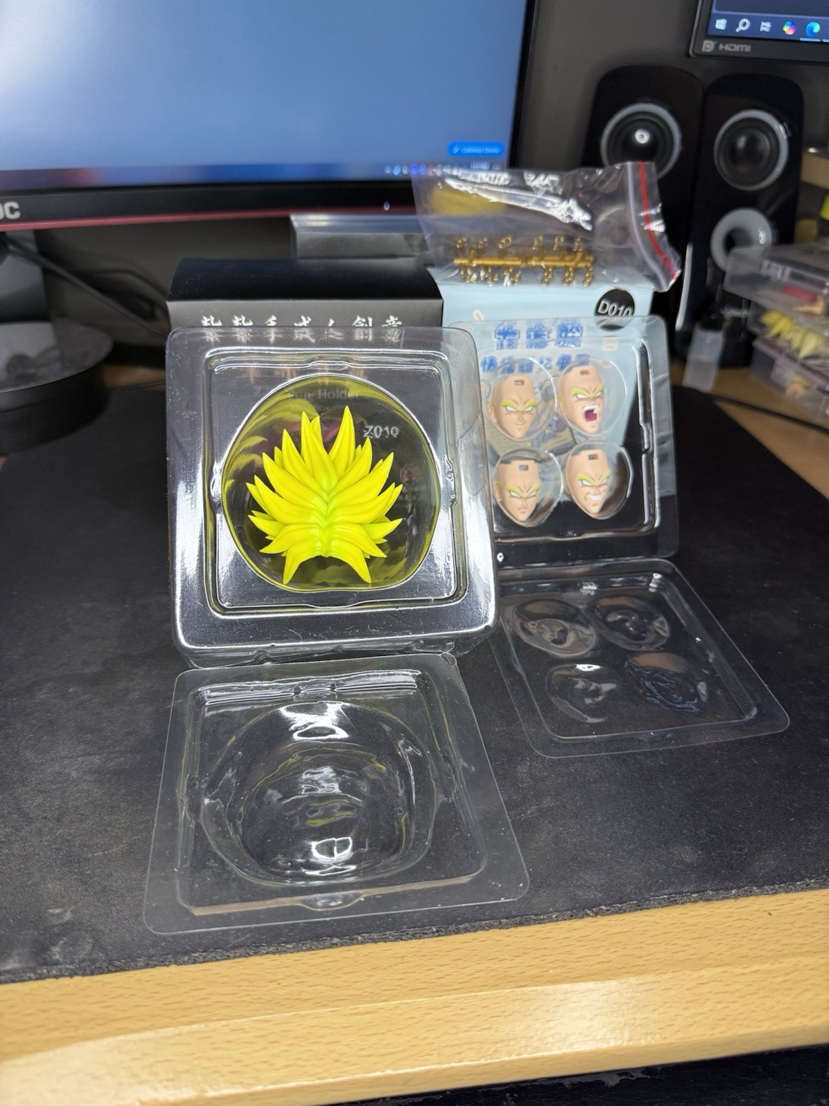 Placas frontales y pendientes Sh Figuarts Beast Dietes Broly Headsculpts