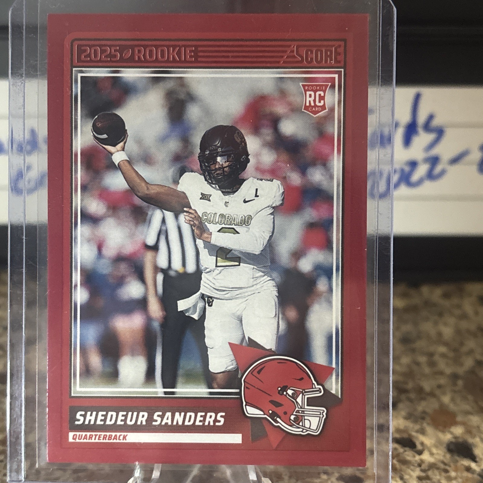 2025 Score - Rookies Shedeur Sanders #15 Red (RC)