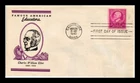 DR JIM STAMPS US COVER CHARLES W ELIOT FAMOUS AMERICANS FDC LINPRINT CACHET