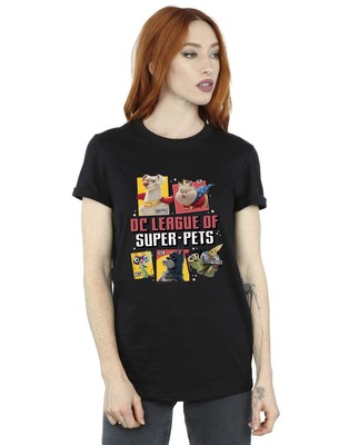 DC Comics Damen DC League Of Super-Pets Profile Boyfriend Fit T-Shirt
