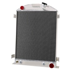 3 Row Aluminium Radiator 1930-1934 Ford Model A Grill Chevy V8 Mt At 3 Row Aluminium Radiator 1930-1934 Ford Model A Grill Chevy V8 Mt At