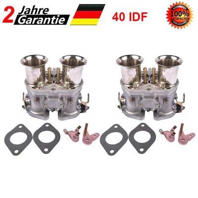 2x Vergaser Doppelvergaser Typ 40 IDF Für VW Kaefer Bug Beetle Fiat Porsche 356