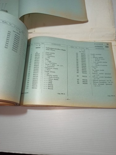 Fiat 1100 103D/H Catalogo Parti Di Ricambio LEGGI DESCRIZIONE - Foto 9 di 12