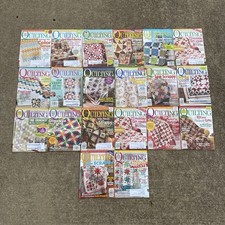 Lot of 20 American Patchwork  Quilting Magazines Better Homes  Gardens 2010-15