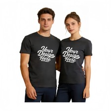 Personalized Custom T-Shirt Add Your Text/Logo/Design Suitable men and women