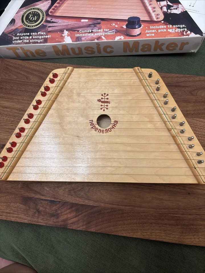 Arpa/cítara de regazo The Music Maker Melody hecha en Bielorrusia Foto 2 de 4