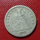1877 Seated Liberty Quarter