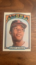 1972 Topps #253 Sandy Alomar Sr. - California Angels - EX-EXMT