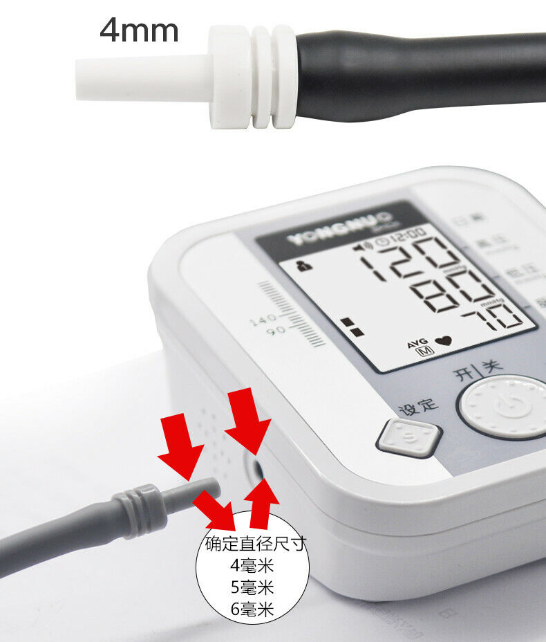 4PCS HEM-CR24 Special Air Connector Plug for Blood Pressure Monitor Cuff