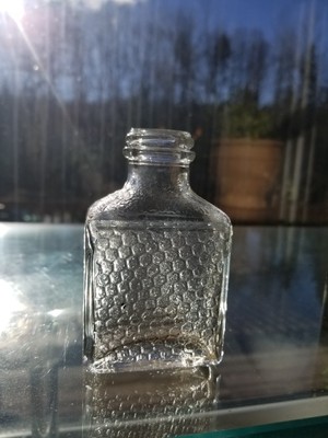 Lake S Vintage Honey Jar Embossed Honeycomb Design Ex Cond - Antique Glass Honey Jars Lake S Vintage Honey Jar Embossed Honeycomb Design Ex Cond - Antique Glass Honey Jars