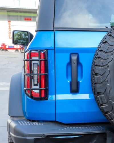 Cubiertas de luces traseras exteriores protectores de luces de freno traseras protectores para Ford Bronco 21+ - Imagen 4 de 9