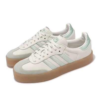 adidas Originals Sambae W Off White Lime Green Women Casual Lifestyle IG1947