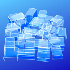 Huge Lot of 41 Acrylic Display Risers