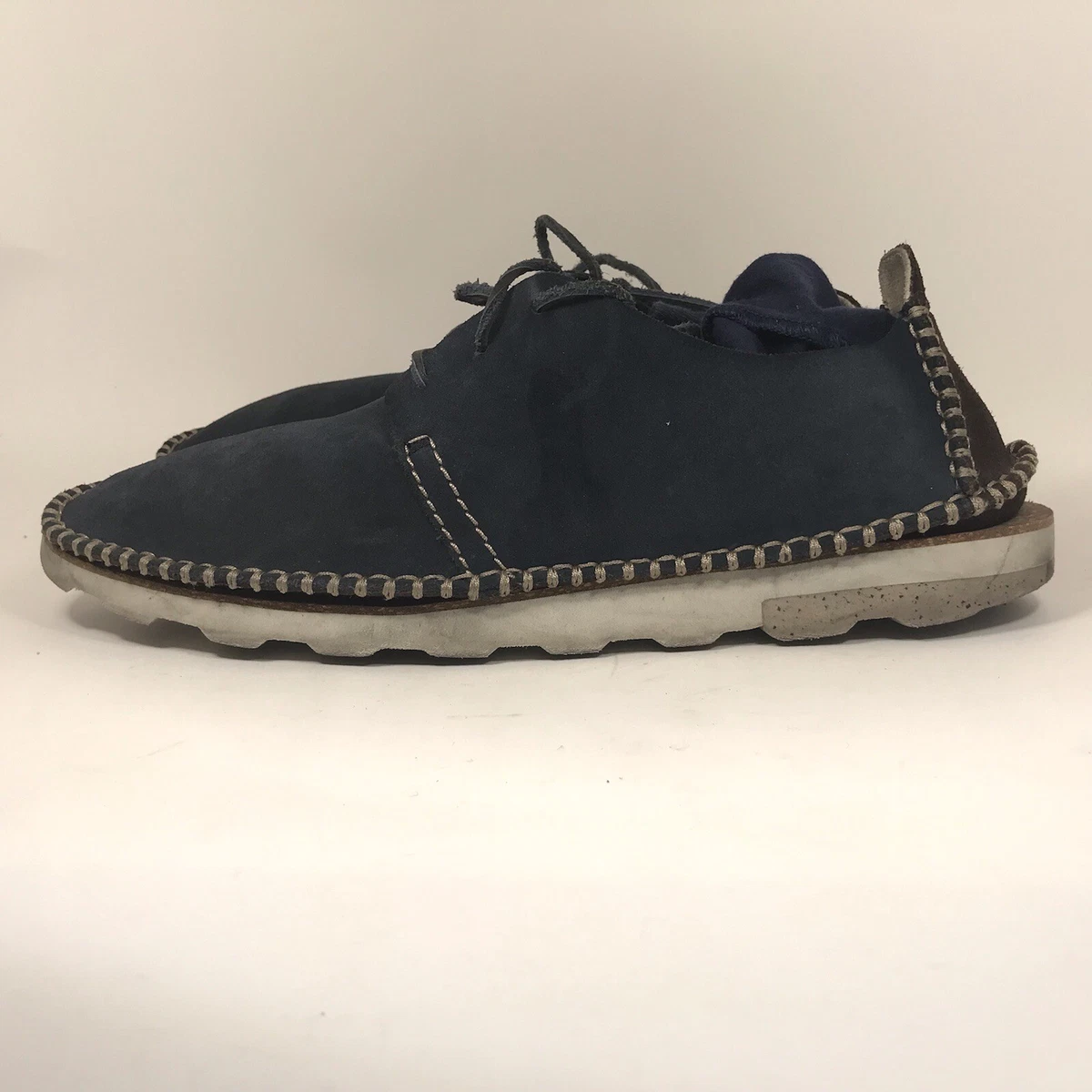 BNIB Clarks mens DAKIN WALK blue suede laced casual shoes Size 13