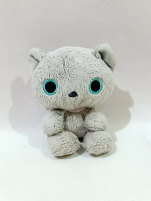 San-X Original Kutusita Nyanko Grey Cat Beanie Plush Doll