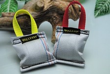 Bei&szlig;wurst Kissen 8x8cm Feuerwehrschlauch 1 Schlaufe Dummy Apport Achselkissen