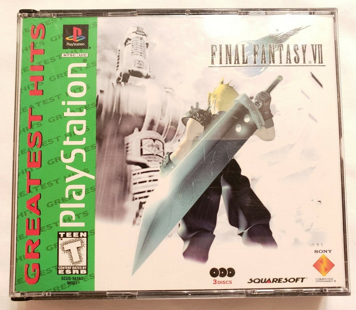 Final Fantasy VII Greatest Hits Edition (PlayStation 1, 1997