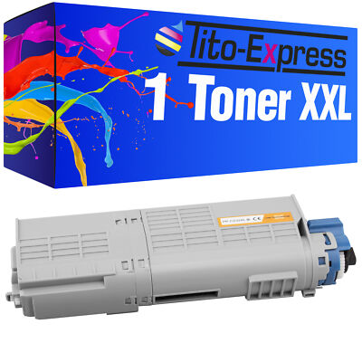 1x Laser Toner XXL Black PlatinumSerie für OKI C532DN C542DN MC563DN MC573DN