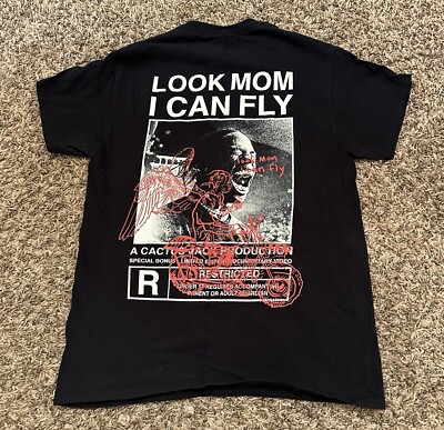 OLDX FACT Tシャツ M Rare Travis Scott “Look Mom I Can Fly” Cactus Jack T-Shirt - Size