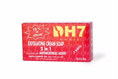 DH7 2in1 Aufhellende Gummiseife mit Karottenöl und Vitaclear 250g