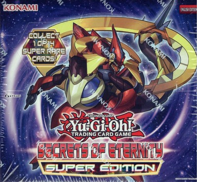 yugioh secrets of eternity booster box YUGIOH SECRETS OF ETERNITY SUPER EDITION Display Box SEALED!!