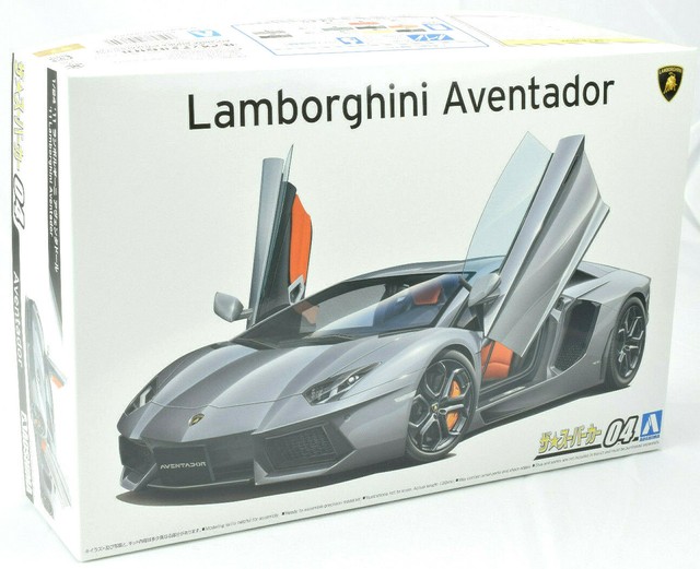 lamborghini aventador plastic model kit