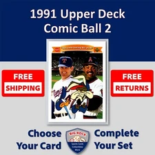 1991 Upper Deck Comic Ball 2 | Complete Your Set | You Pick | NM or Better