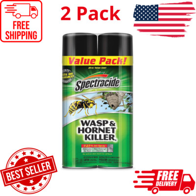 Wasps, Hornet and Insect Killer Kills Wasps and Hornets, 2 Count, 20 Ounce