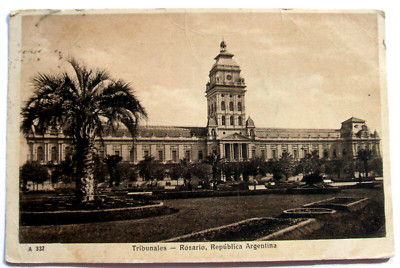 AK - TRIBUNALES, ROSARIO, SANTA FE, REPUBLICA ARGENTINA, 1923 (EX27-4)