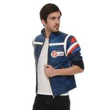 HOT My Chemical Romance Party Poison Jacket Costume Cosplay *Blue Version*S-2XL