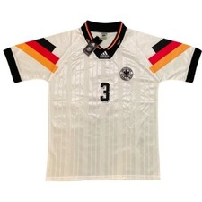 1992-94 Germany Soccer Jersey Brehme #3 Size L-M Vintage