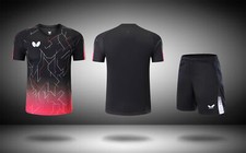 New Butterfly Table tennis T-shirt and Shorts Sports Suit Quick Dry Adult Kid