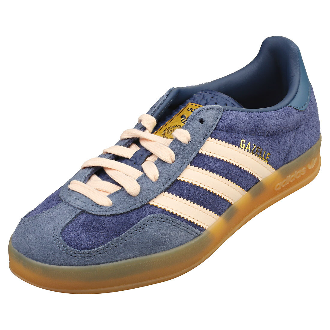 Mens Adidas Gazelle Trainers White Dark Blue Adidas Gazelle Indoor