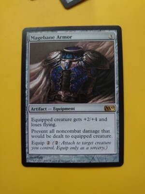 Magebane Rüstung Seltene Artefakt Ausrüstung MTG Karte.  Core Set 2010 M10